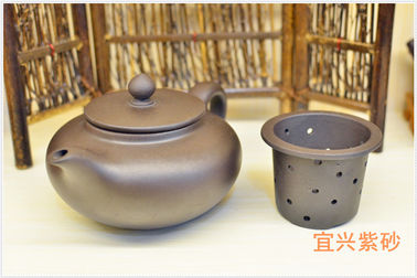 Art Collective Use Oryginalny Czajniczek Yixing, Purpurowy Teapot Piaskowy Wzór niestandardowy