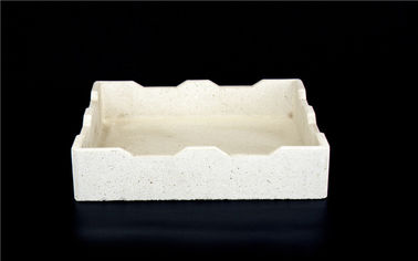 Kwadratowe białe ceramiczne piece do spieku kalcynowanego aluminium