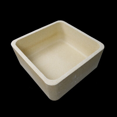 Kwadratowy ogniotrwały kordieryt mullite saggar Zaprojektowany do trwałości termicznej