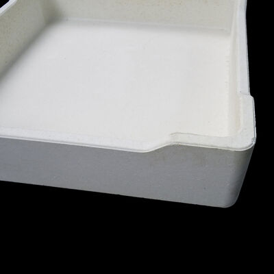 Wypalanie szamotowych tygli kordierytowo-mullitowych o gęstości 2,0-2,2 g/cm3, zaprojektowanych jako osprzęt piecowy do zastosowań żaroodpornych