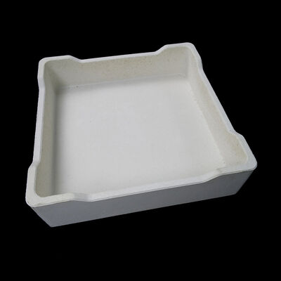 Wypalanie szamotowych tygli kordierytowo-mullitowych o gęstości 2,0-2,2 g/cm3, zaprojektowanych jako osprzęt piecowy do zastosowań żaroodpornych