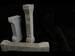 Włosy piecowe o kształcie cegły o widocznej porowatości 7-8% i trwałym karbydzie krzemu